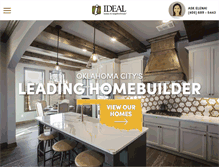 Tablet Screenshot of idealhomes.com