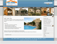 Tablet Screenshot of idealhomes.gr